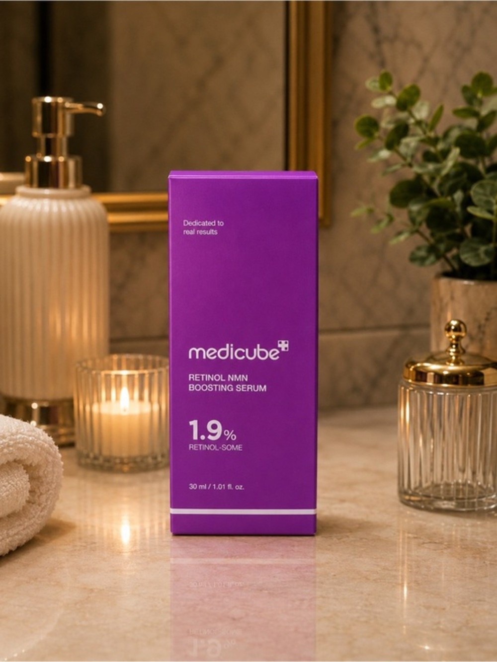 Medicube Retinol NMN Boosting Serum | 1.9% Retinol-Some | 1.01 oz / 30 mL